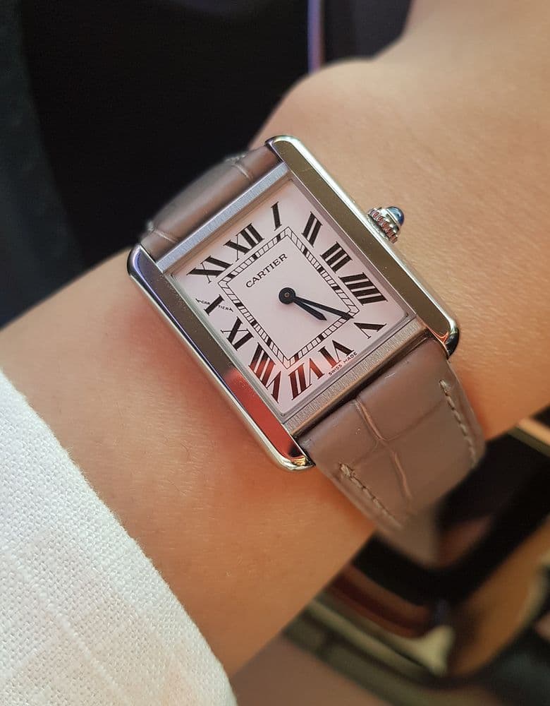 Cartier Tank Solo Steel (plus strap change)