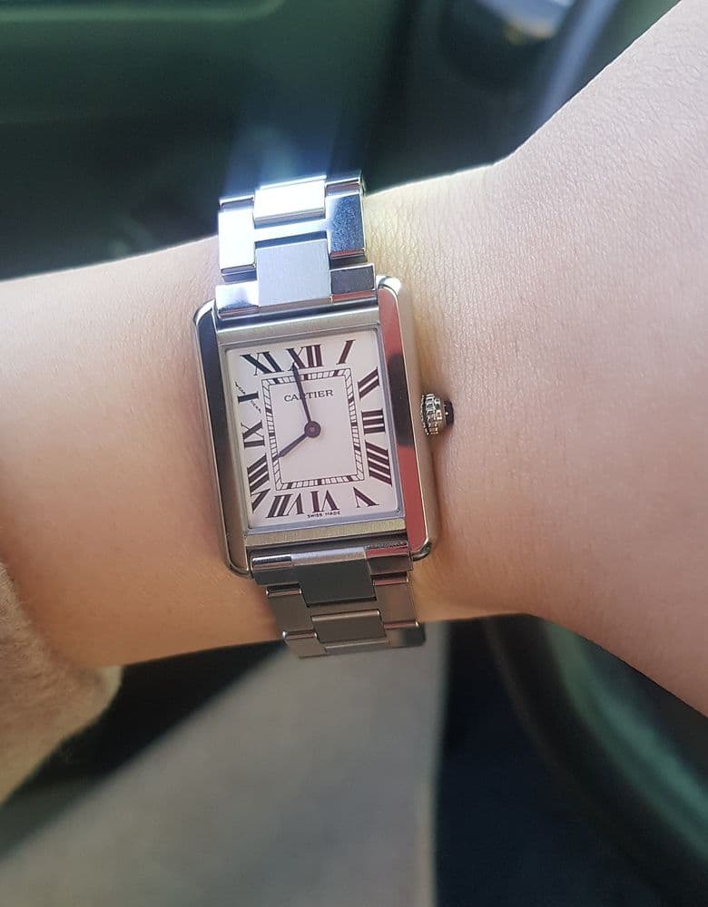 Cartier Tank Solo Steel (plus strap change)