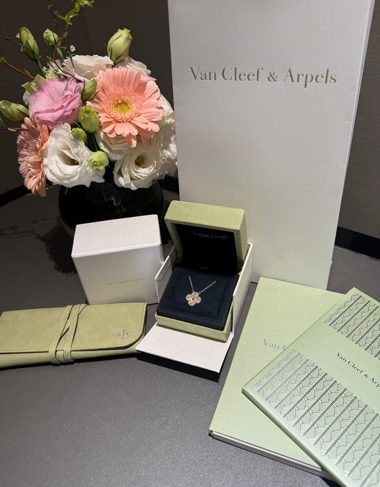 반클리프 빈다 로골(빈티지 다이아 로즈 골드)