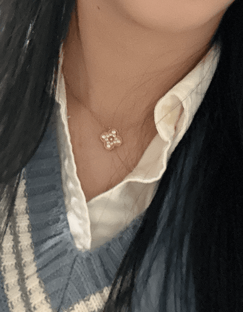 반클리프 빈다 로골(빈티지 다이아 로즈 골드)