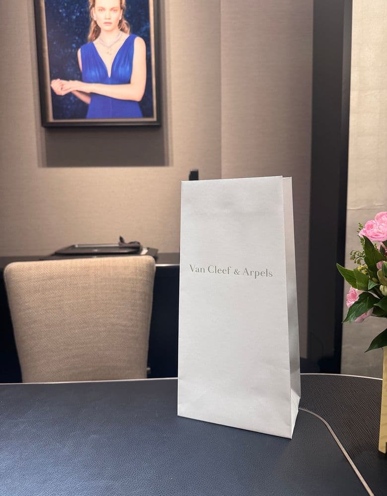 Van Cleef & Arpels Vintage Alhambra diamond necklace