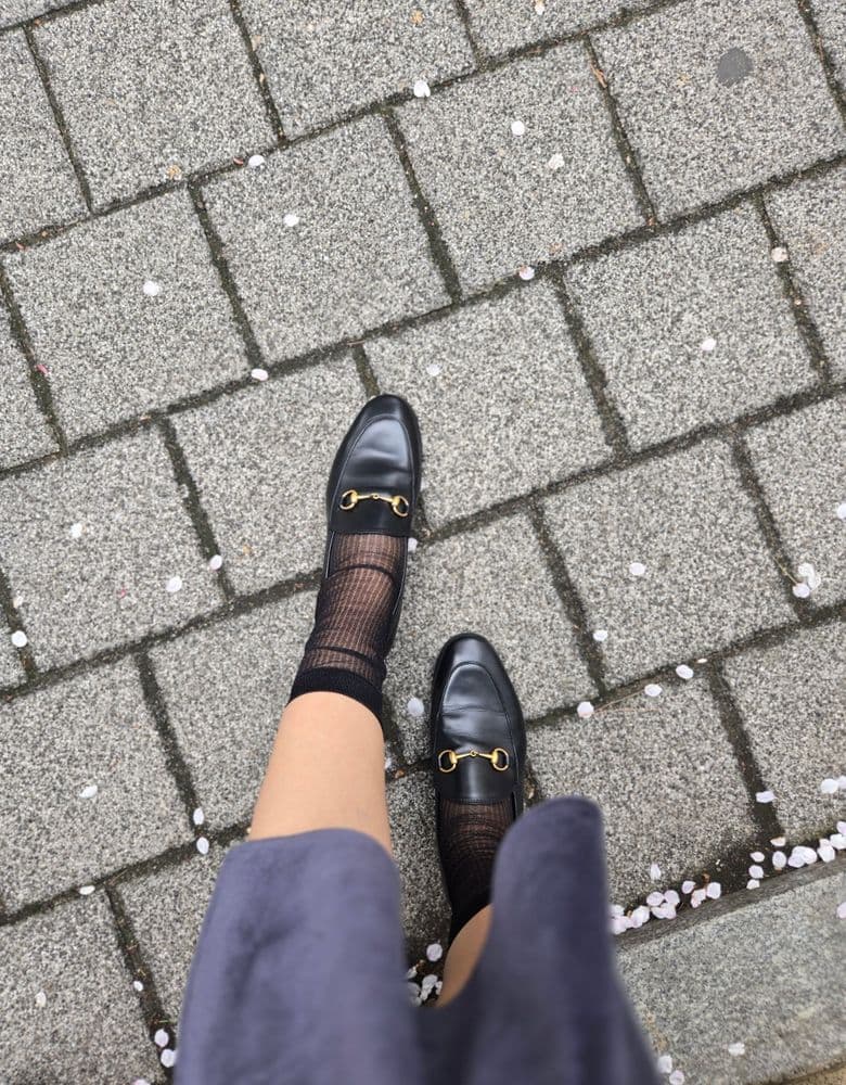 Gucci Horsebit & Dior Shawl, paired with a Picotin... a timeless combination.