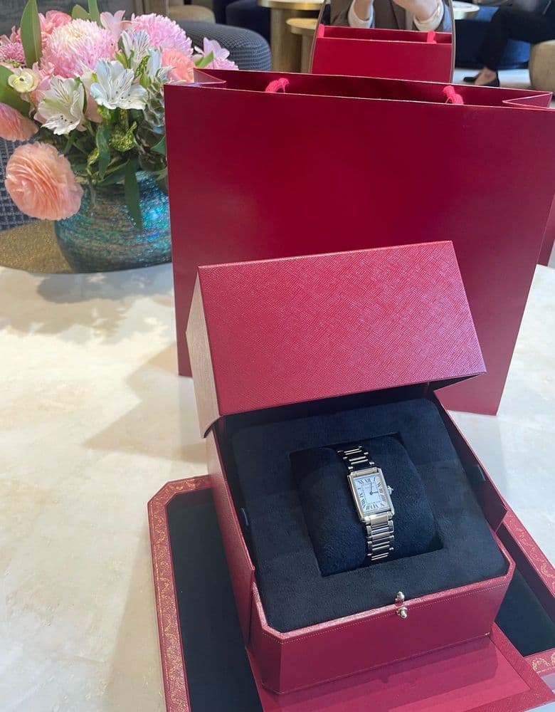 까르띠에 탱크 머스트 스몰 스틸