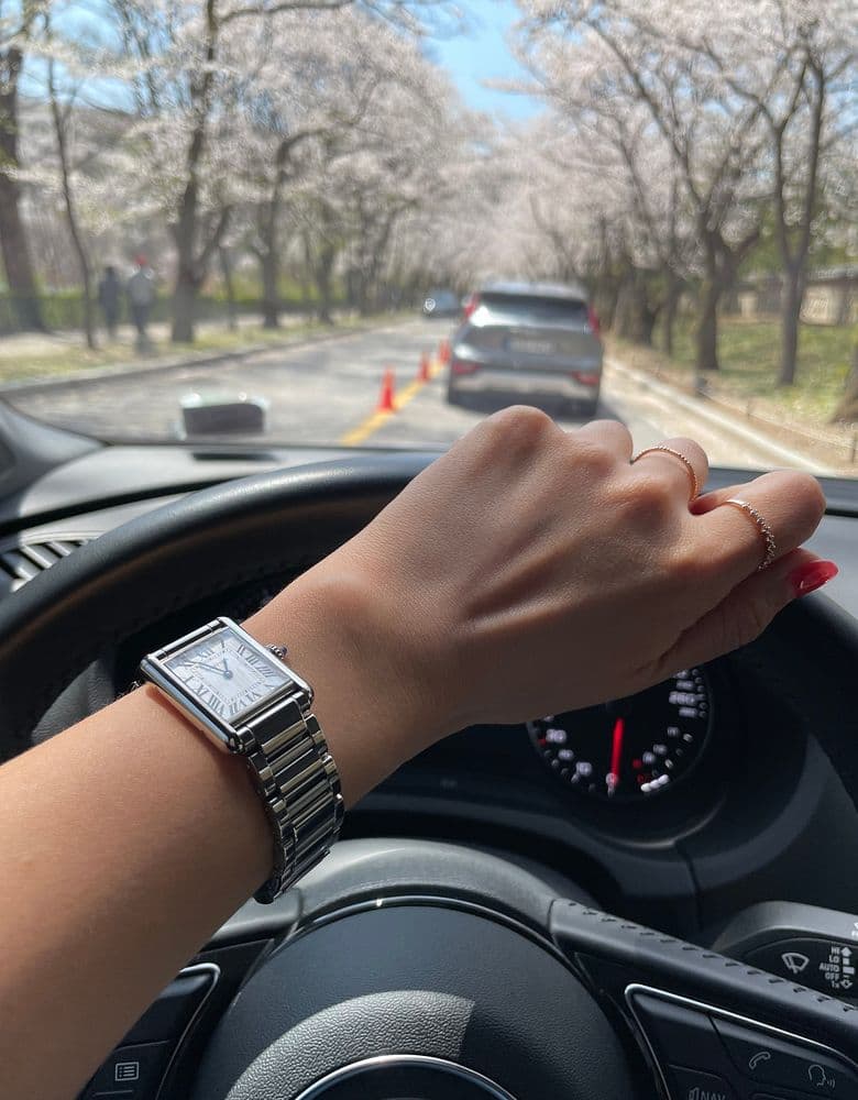 까르띠에 탱크 머스트 스몰 스틸