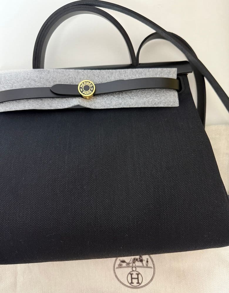 Hermès Herbag 31 All Black