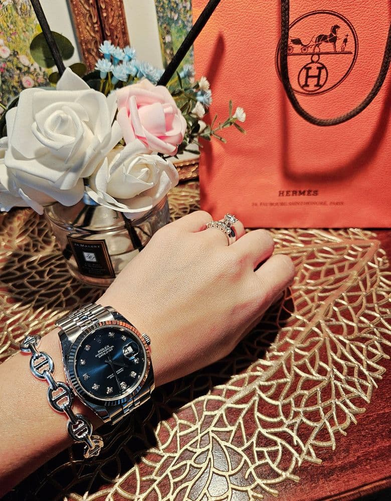 Hermès Chaine d'Ancre Enchainee Silver Bracelet