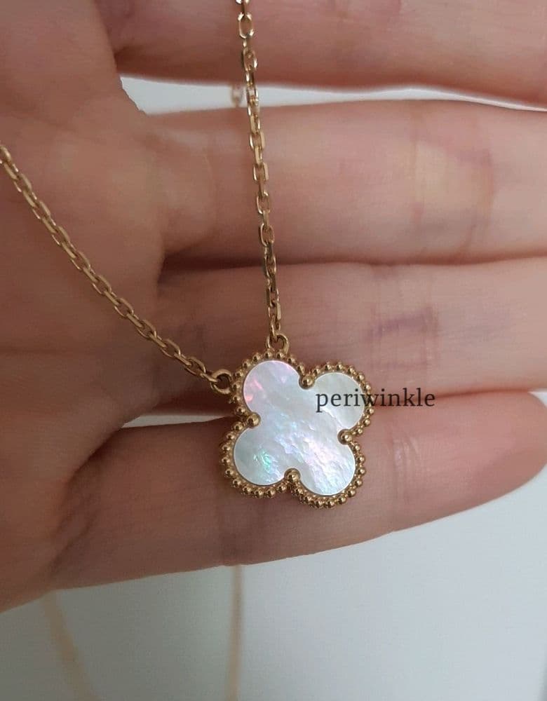 반클리프 빈티지 자개 목걸이