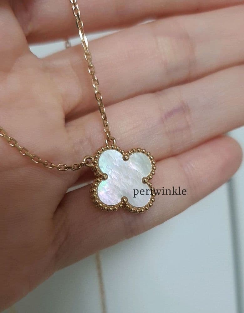 반클리프 빈티지 자개 목걸이