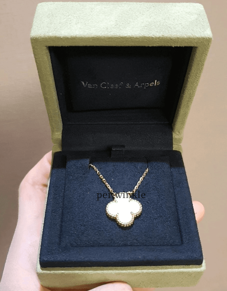 반클리프 빈티지 자개 목걸이