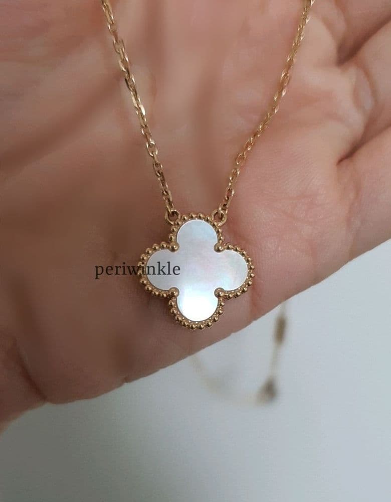 반클리프 빈티지 자개 목걸이