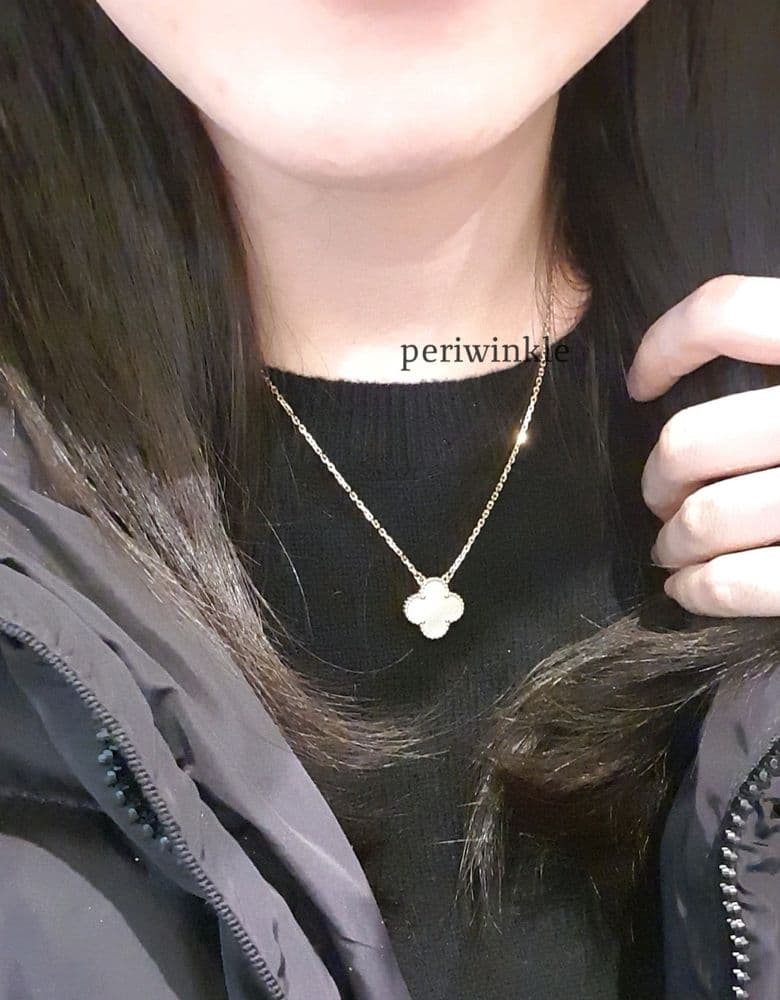 반클리프 빈티지 자개 목걸이