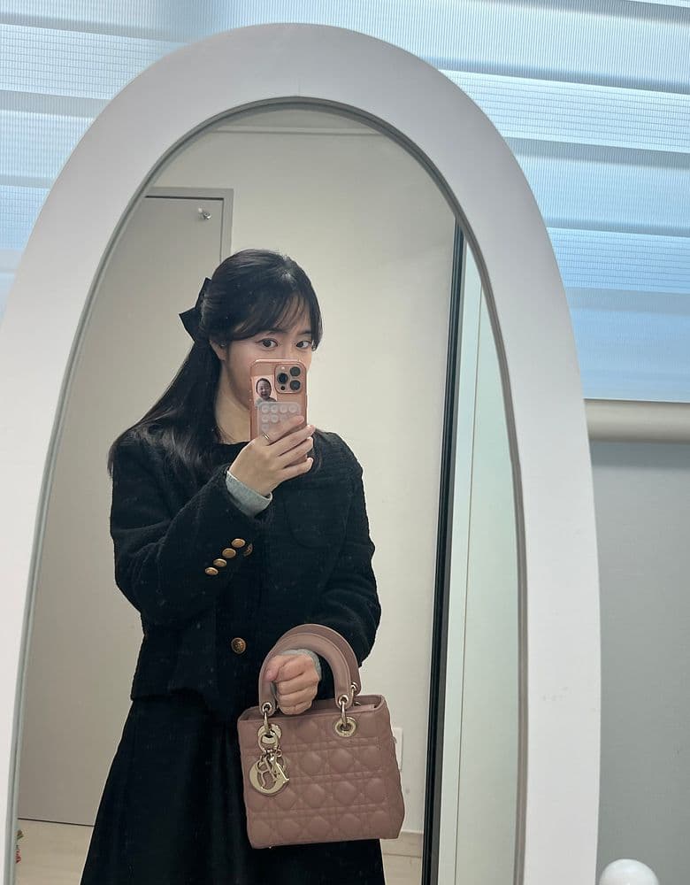 Cherry blossom season with my Lady Dior.