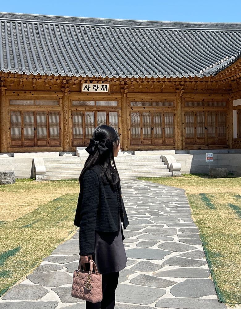 Cherry blossom season with my Lady Dior.