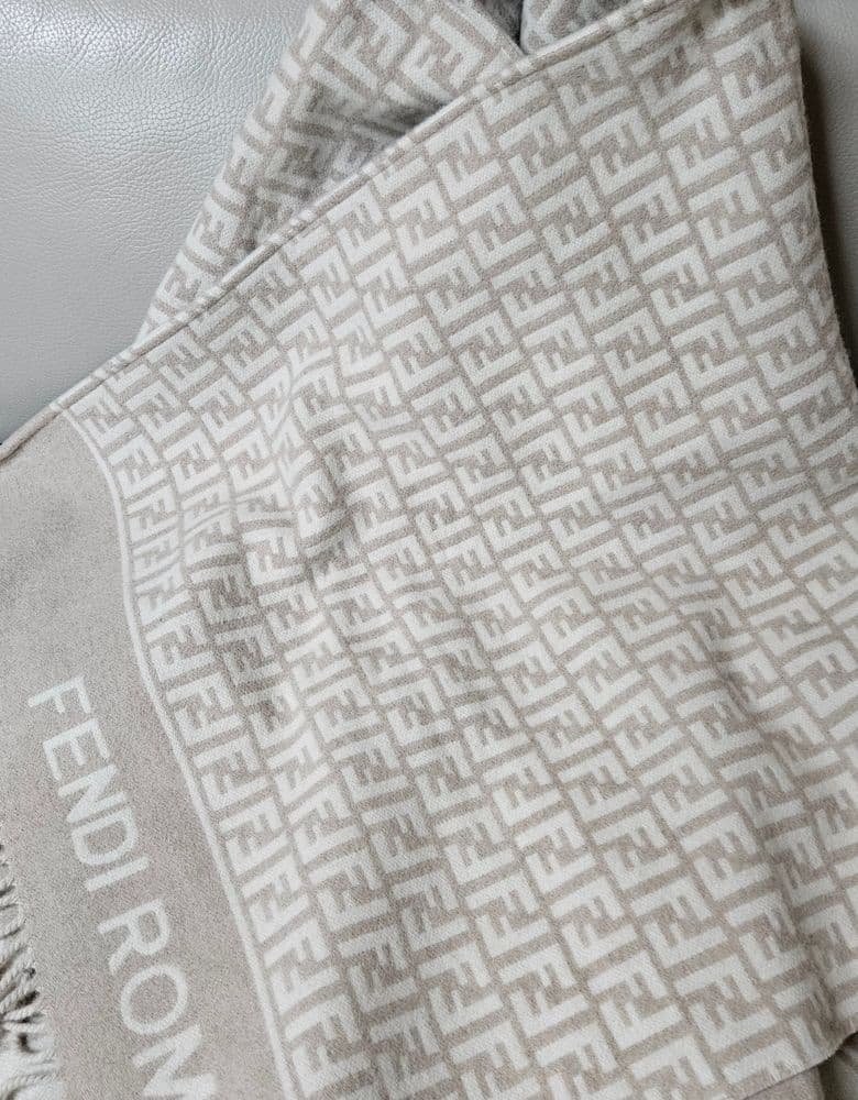 Fendi FF logo poncho