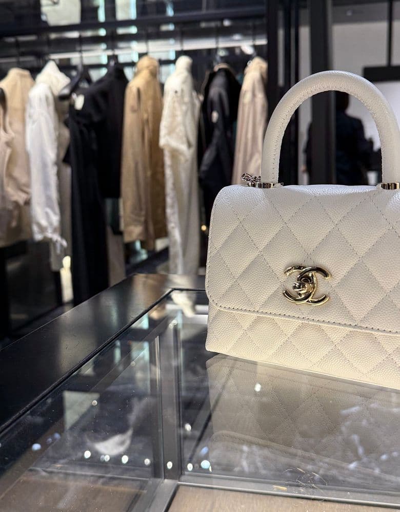 Chanel Coco Handle Mini in White