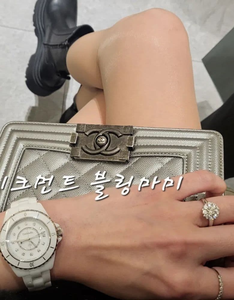 샤넬 j12 화이트 다이아 33