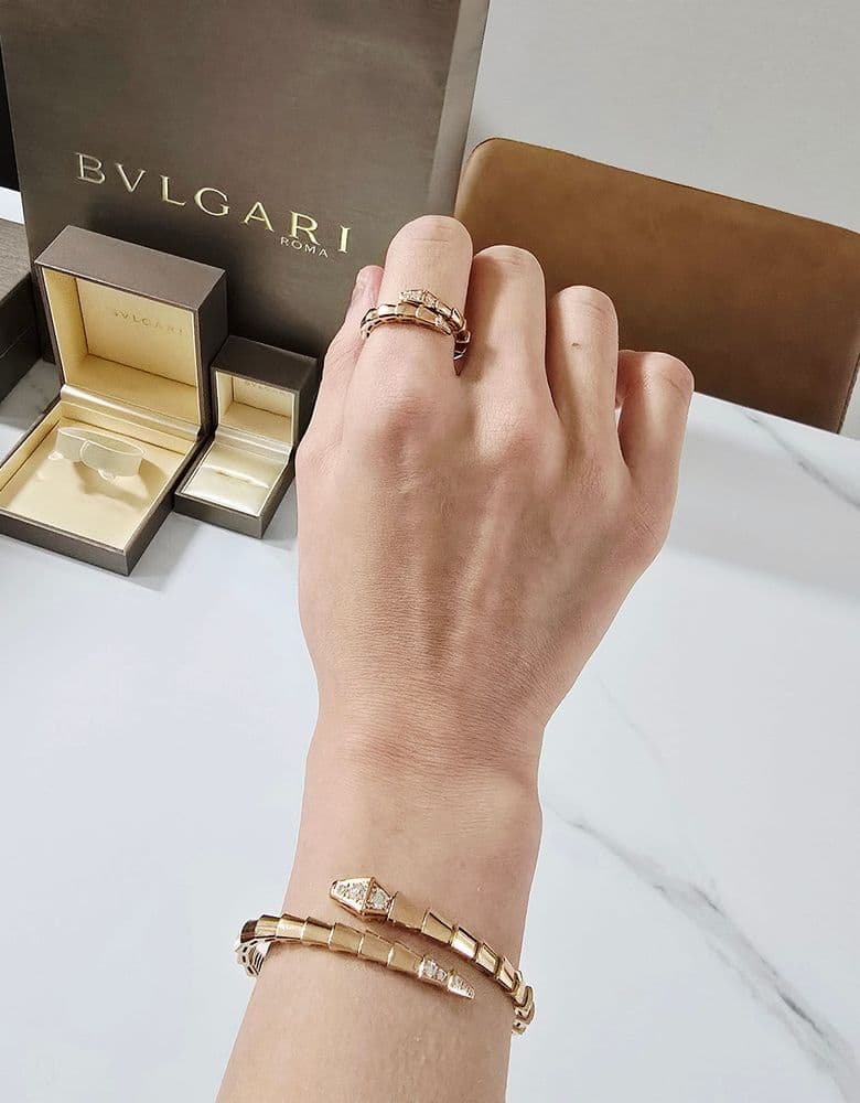 Bulgari Serpenti Demi Pavé Bracelet