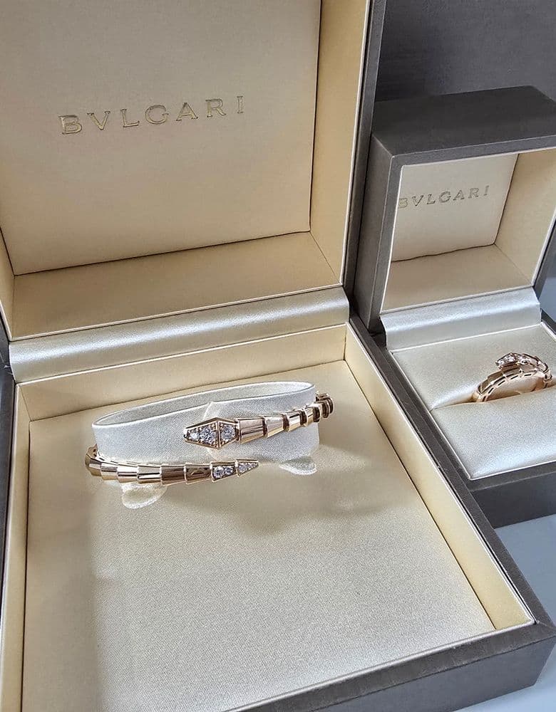 Bulgari Serpenti Demi Pavé Bracelet