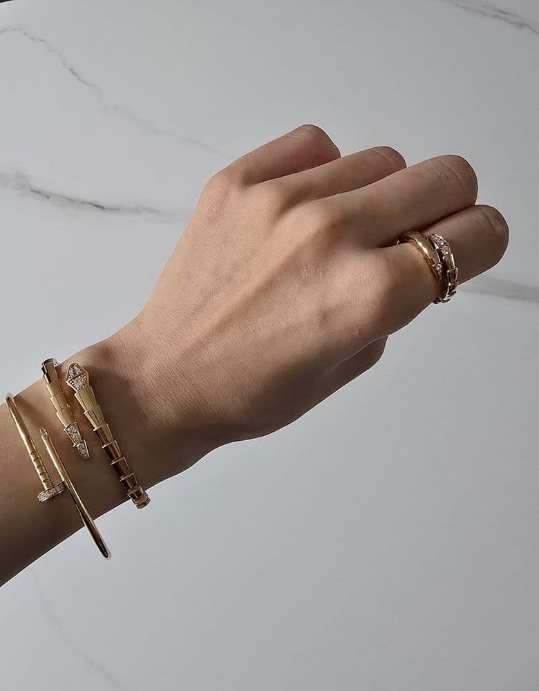 Bulgari Serpenti Demi Pavé Bracelet