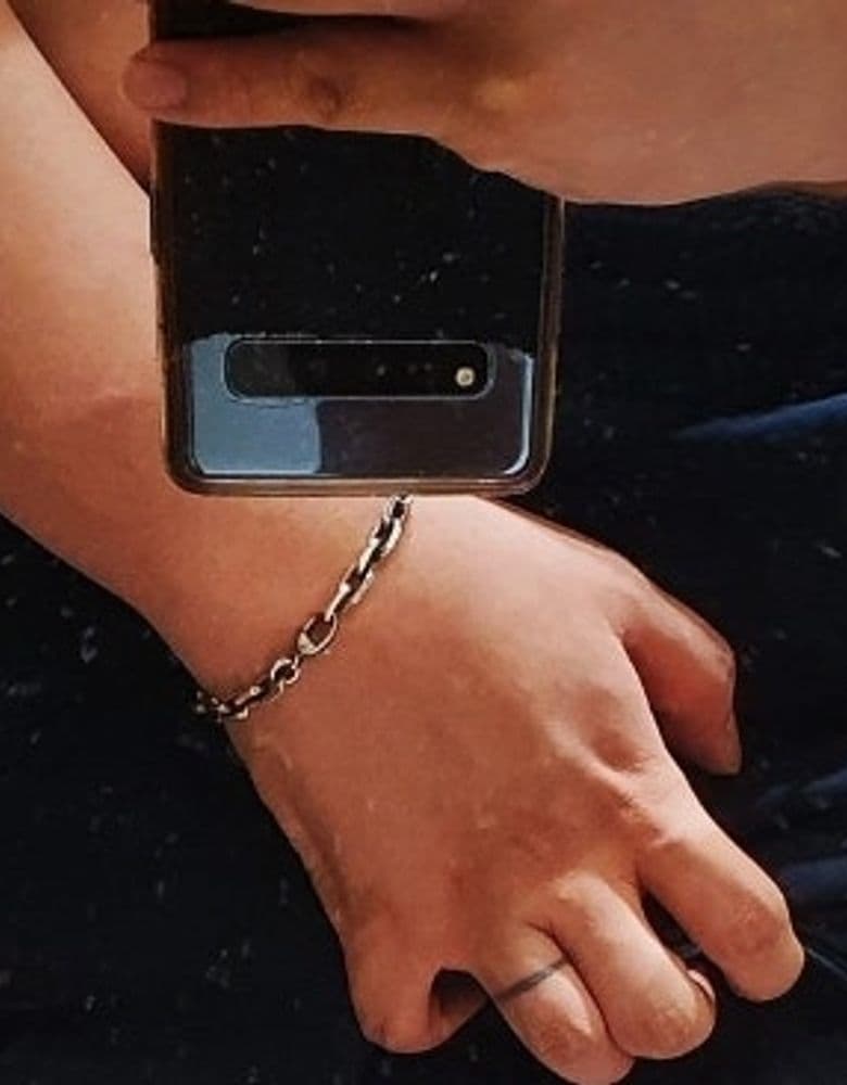 Gucci silver chain bracelet