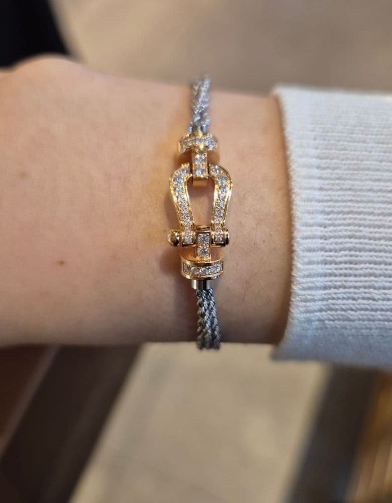  프레드 포스텐 팔찌 미디움 버클과 멀티체인