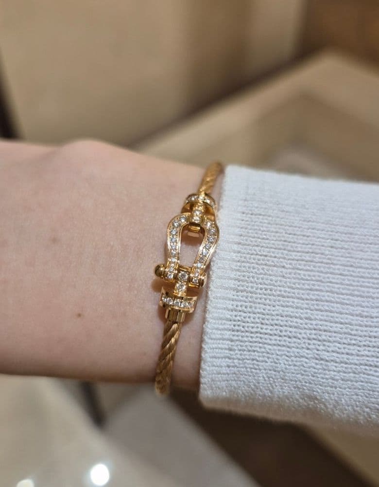  프레드 포스텐 팔찌 미디움 버클과 멀티체인