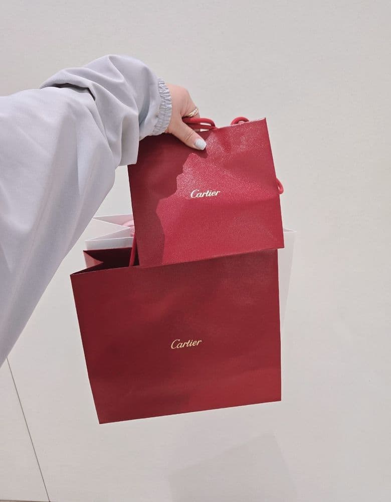 Cartier Trinity Ring, Damour Bracelet