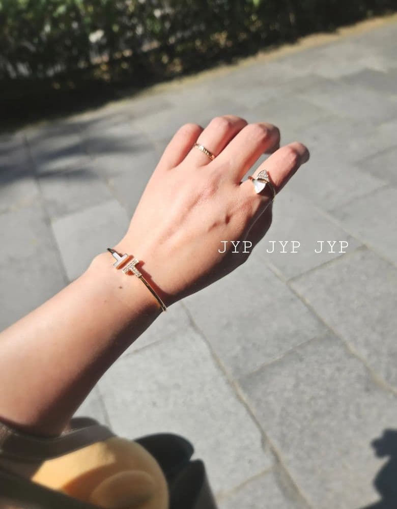 불가리 디바스드림 반지, 자개/다이아 반반