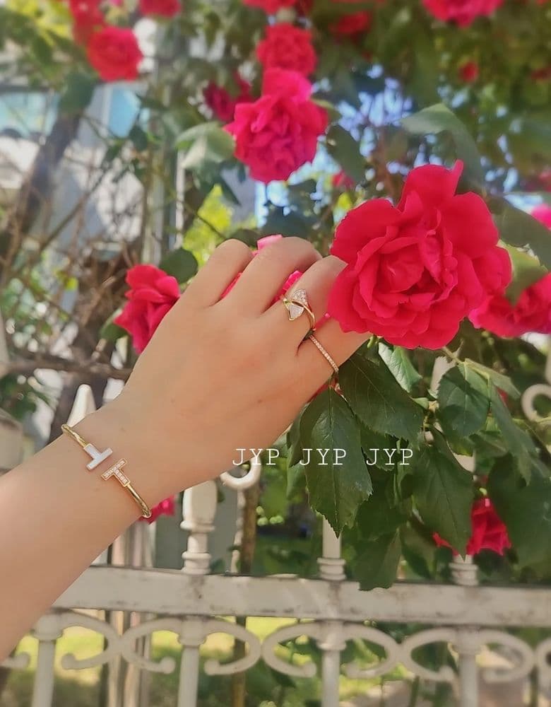 불가리 디바스드림 반지, 자개/다이아 반반