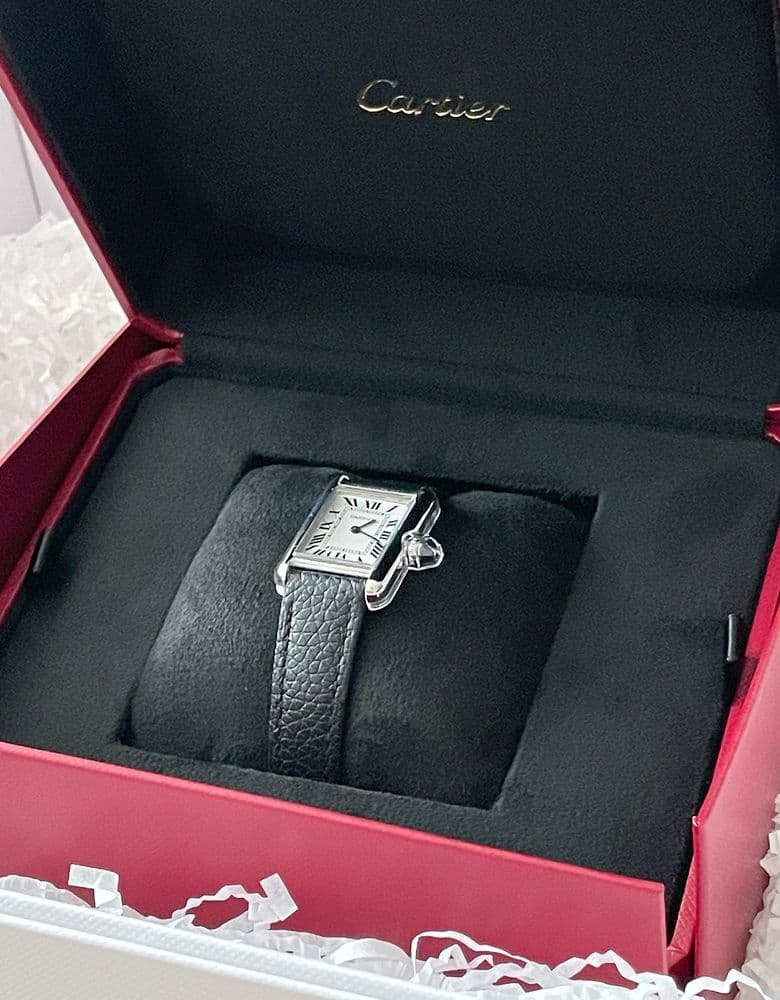 까르띠에 탱크 머스트 스몰 가죽