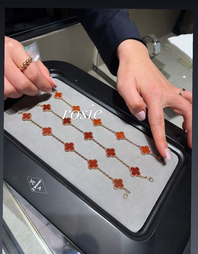 반클리프 커넬리언 5모티브 팔찌