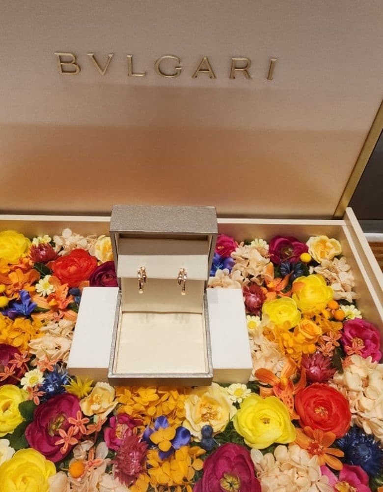 불가리 세르펜티 이어링 