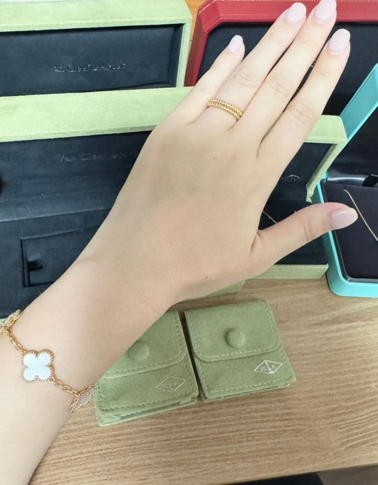 반클리프 5모티브 마더오브펄