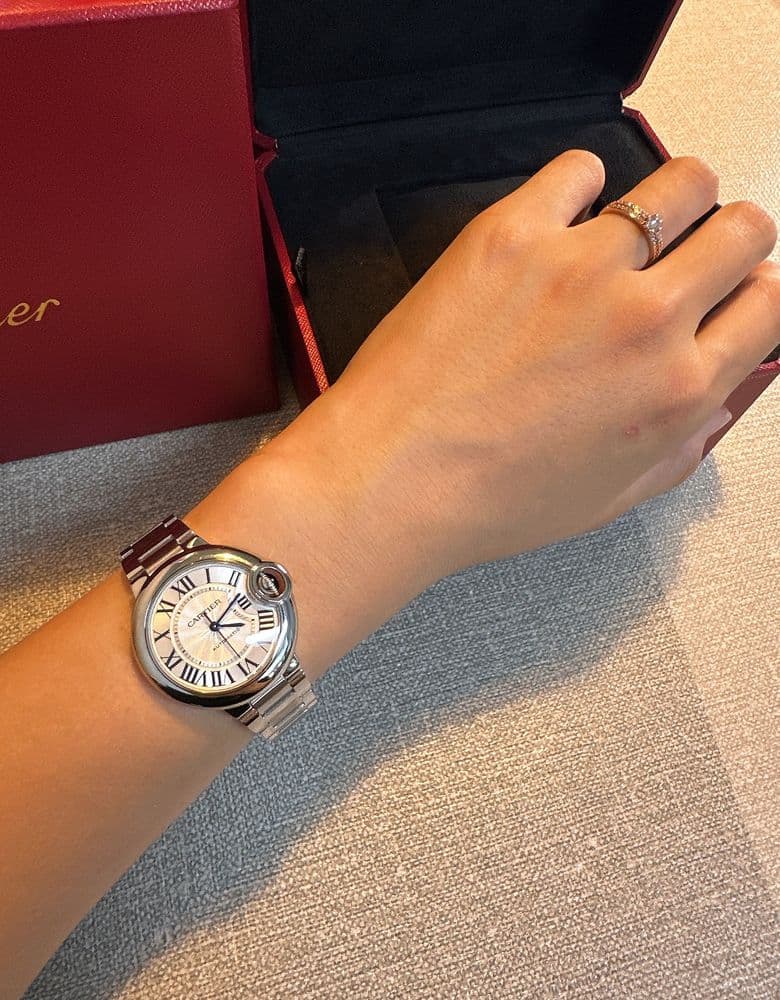 까르띠에 발롱블루 33