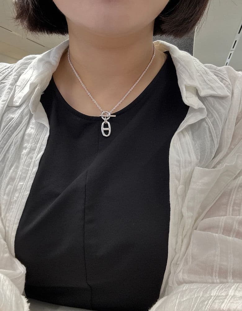 Hermès Farandole silver necklace