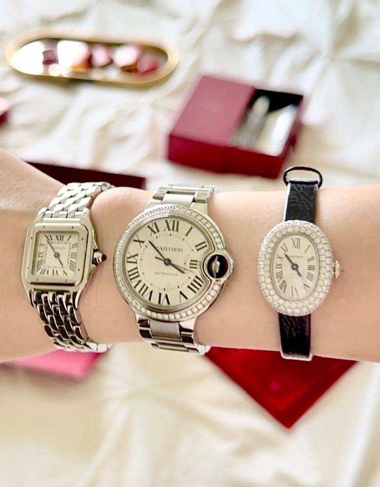 까르띠에 다이아몬드 파베 베누아 미니