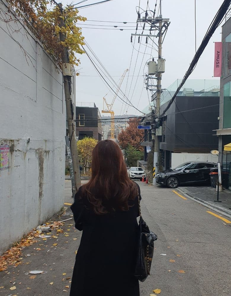 Chanel 22 Bag, black with gold hardware, medium size.