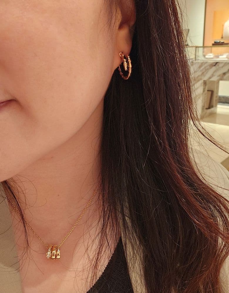 불가리 세르펜티 귀걸이