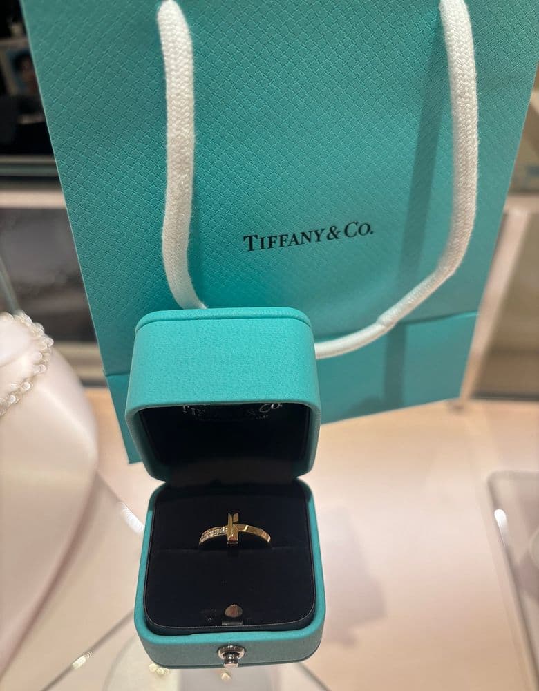 티파니 티원링 하프다이아 (T1링) 로즈골드