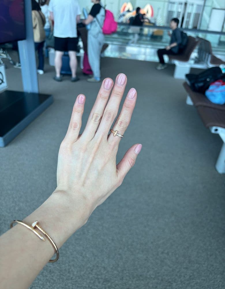 티파니 티원링 하프다이아 (T1링) 로즈골드