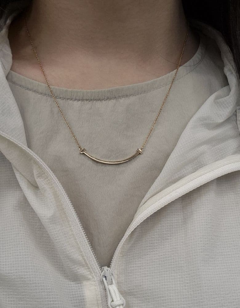 Tiffany T Smile Necklace: The perfect way to start your Tiffany collection.