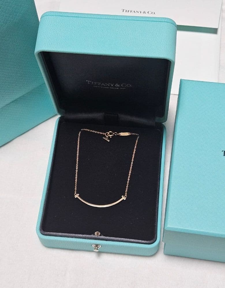 Tiffany T Smile Necklace: The perfect way to start your Tiffany collection.