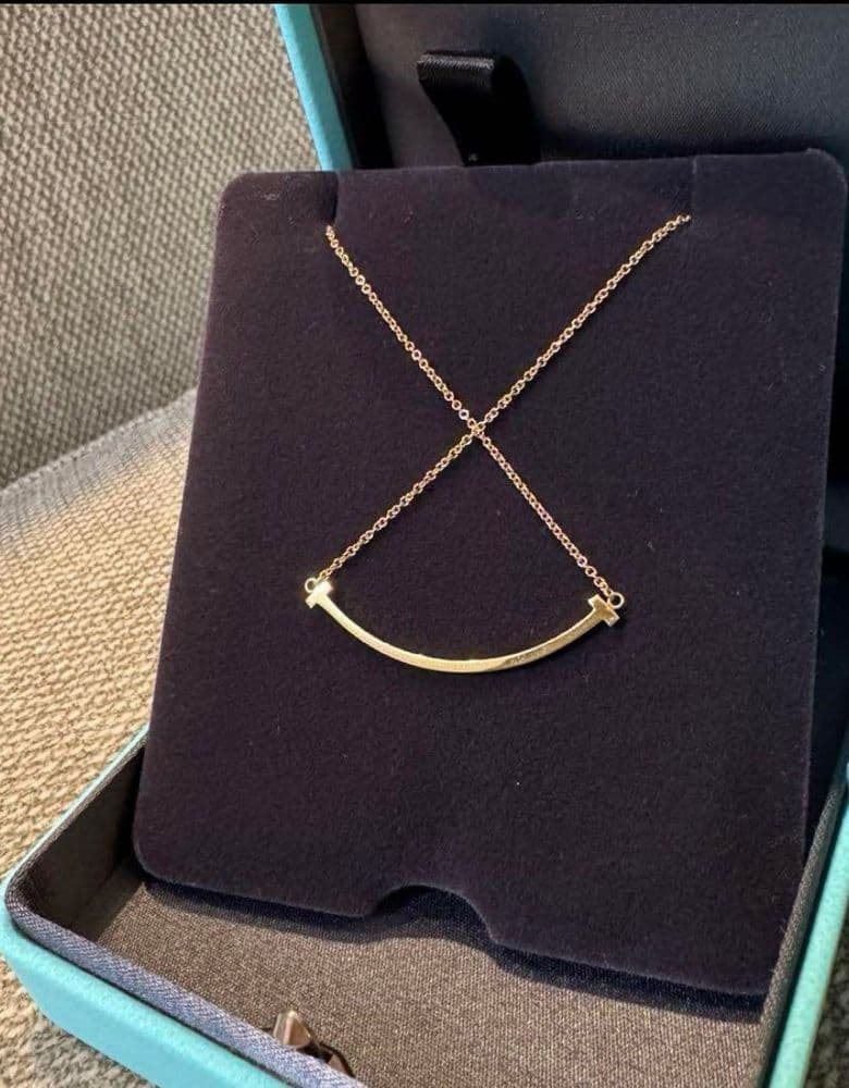 Tiffany T Smile Necklace: The perfect way to start your Tiffany collection.