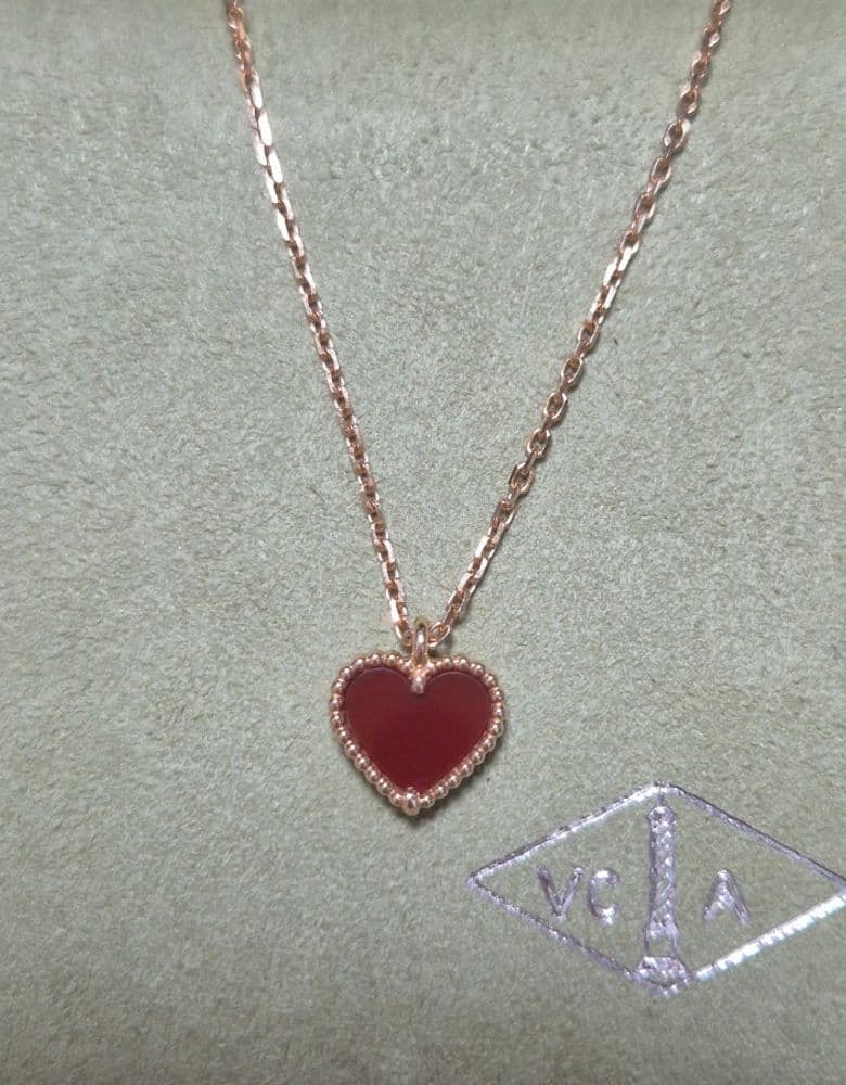 반클리프 스위트 하트 목걸이