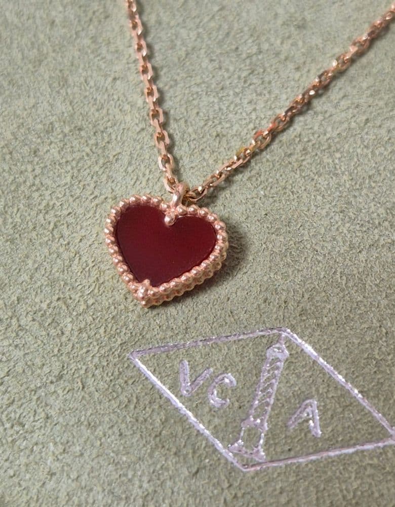 반클리프 스위트 하트 목걸이