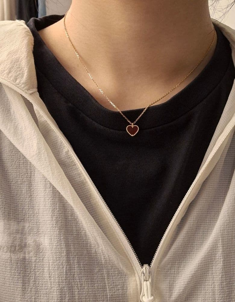 반클리프 스위트 하트 목걸이