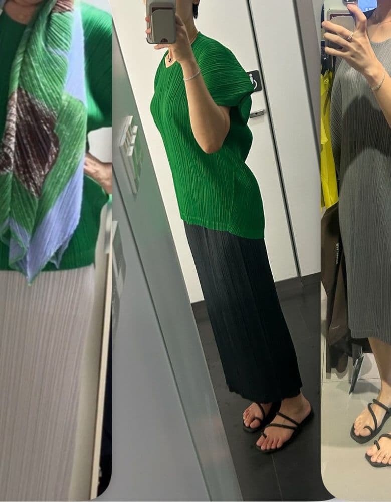 플리츠플리즈 도른자의 코디