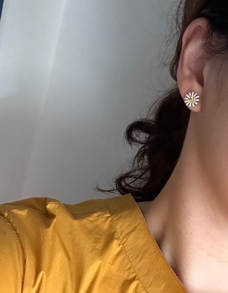 Damiani Margherita Citrine 10mm Earrings