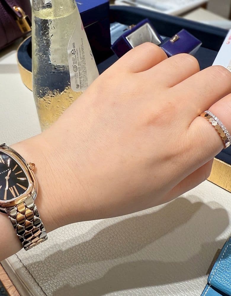 Chaumet Bee My Love cord bracelet & Bee My Love ring 2.5mm