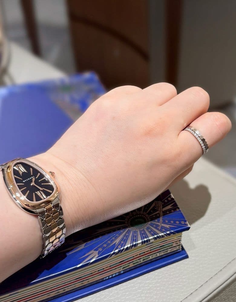 Chaumet Bee My Love cord bracelet & Bee My Love ring 2.5mm